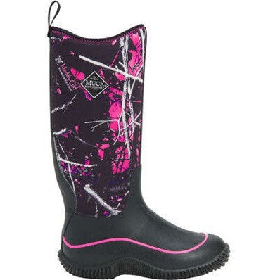 Muck Women's Muddy Girl Hale 15" Soft Toe Waterproof Work Boot -Black- HAWMSMG 5 / Medium / Black - Overlook Boots