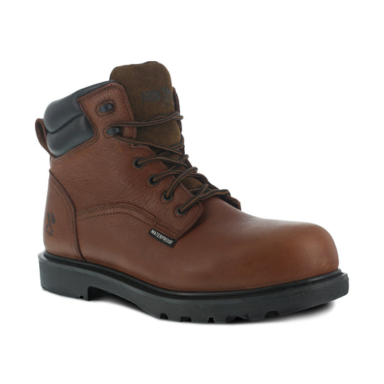 Iron Age Men's Hauler 6" Composite Toe Waterproof Work Boot - Brown - IA0160 6 / Medium / Brown - Overlook Boots