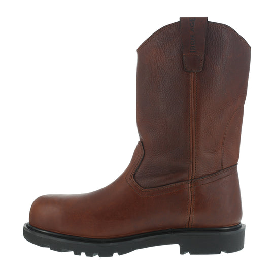 Iron Age Men's Hauler 11" Composite Toe Wellington Work Boot - Brown - IA0194 - Overlook Boots