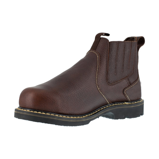 Iron Age Men's Groundbreaker 6" Steel Toe CushGuard Metguard Work Boot - Brown - IA5018 - Overlook Boots