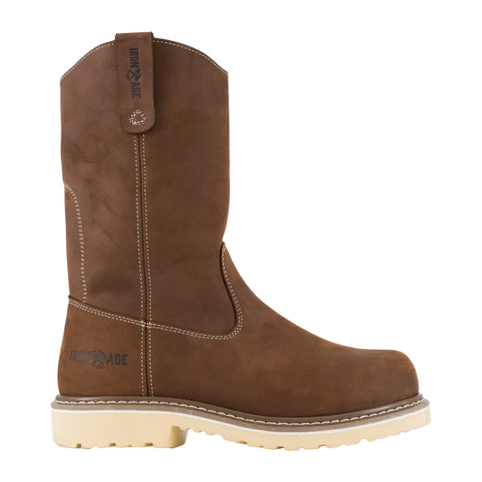Iron Age Men's Solidifier 11" Composite Toe Wellington Work Boot - Brown - IA5090 - Overlook Boots