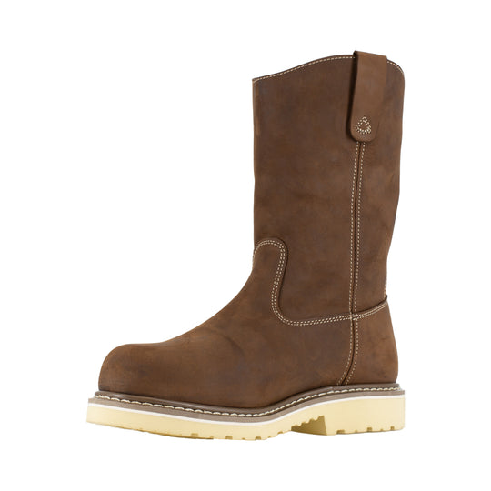 Iron Age Men's Solidifier 11" Composite Toe Wellington Work Boot - Brown - IA5090 - Overlook Boots