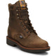 Justin Men's Blueprint 8" Lace Up Slip Resistant Work Boot - Tan Gaucho - 440 - Overlook Boots