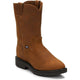 Justin Men's Conductor 10" Slip Resistant Work Boot - Hazel Brown - 4760 - Overlook Boots