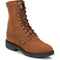 Justin Men's Conductor 8" Slip Resistant Made in USA Work Boot - Hazel - 760 6 / Wide / Brown - Overlook Boots