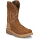 Justin Men's Montana 11" Nano Composite Toe Waterproof Work Boot - Rust Brown - CR2124 - Overlook Boots