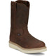 Justin Men's Ram 10" Slip Resistant Lace Up Work Boot - Brown - OW4710 6 / Medium / Brown - Overlook Boots