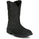 Justin Men's Drifter 11" Steel Toe WP Western Work Boot - Black - PD4065 - Overlook Boots
