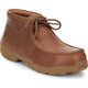 Justin Men's Cappie 4" Alloy Toe Slip Resistant Work Shoe - Brown - SE242 - Overlook Boots