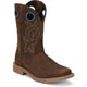 Justin Men's All Round 11" Waterproof Slip Resistant Western Work Boot - Brown - SE3114 - Overlook Boots