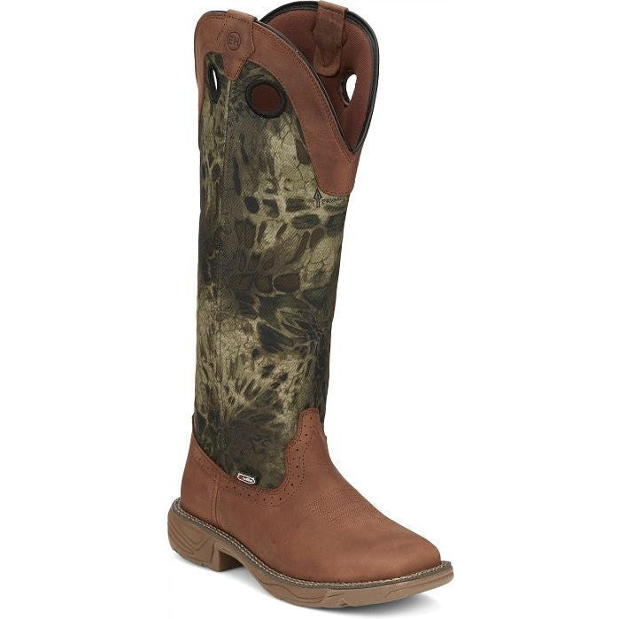 Justin Women's Rush Strike 17" Snake Resistant Work Boot - Russett Brown - SE4361 - Overlook Boots