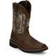 Justin Trekker Bota Vaquera de Trabajo para Hombre, 11 Pulgadas, Impermeable - Realtree - SE4676
