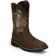 Justin Men's Trekker 11" Composite Toe Waterproof Slip Resistant Work Boot - Chocolate Brown - SE4677 - Overlook Boots