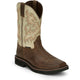 Justin Men's Driller 11" Steel Toe Slip Resistant Work Boot - Copper - SE4684 - Overlook Boots