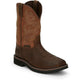 Justin Men's Switch 11" Composite Toe Slip Resistant Work Boot - Brown - SE4812 - Overlook Boots
