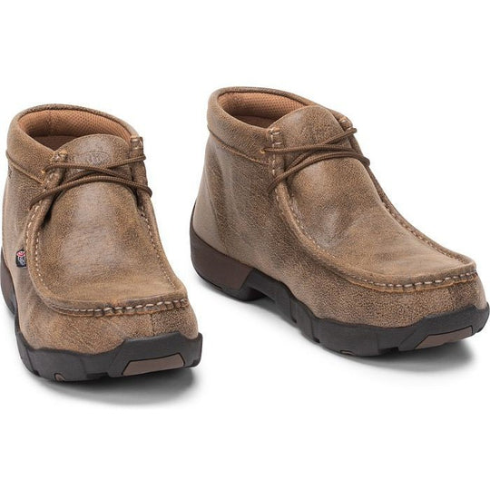 Justin Men's Cappie Steel Toe Slip Resistant Work Boot - Tan Bomber - 237 - Overlook Boots