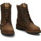 Justin Men's Blueprint 8" Lace Up Slip Resistant Work Boot - Tan Gaucho - 440 - Overlook Boots