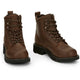 Justin Women's Katerina 6" Steel Toe Waterproof Slip Resistant Work Boot - Aged Bark Brown - GY985 - Overlook Boots