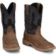 Justin Men's Bolt 11" Square Toe Work Boot - Peanut Tan - SE4114 - Overlook Boots
