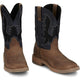 Justin Men's Bolt 11" Composite Toe Slip Resistant Western Work Boot - Peanut Tan - SE4115 - Overlook Boots