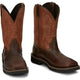 Justin Men's Actuator 11" Composite Toe Static Dissipative Work Boot - Brown - SE4300 - Overlook Boots