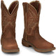 Justin Women's Rush 11" Nano Composite Toe Waterproof Slip Resistant Work Boot - Rustic Tan - SE4352 - Overlook Boots