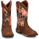 Justin Women's Rush 11" Waterproof Slip Resistant Work Boot - Russet Brown - SE4356 - Overlook Boots