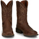 Justin Men's Canter Steel Toe Slip Resistant Western Work Boot - Dusky Brown - SE4510 - Overlook Boots