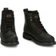 Justin Men's Dayworker 6" Waterproof Slip Resistant Lace Up Work Shoe - Onyx Black - SE637 - Overlook Boots