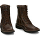 Justin Men's Pulley 8" Lace Up Slip Resistant Work Boot - Aged Brown - SE681 - Overlook Boots