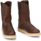 Justin Men's Axe 10" Soft Round Toe Wedge Work Boot - Light Brown - WK4908 - Overlook Boots