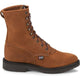 Justin Men's Conductor 8" Slip Resistant Made in USA Work Boot - Hazel - 760 - Overlook Boots