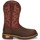 Justin Men's Resistor 11" Composite Toe Waterproof Western Work Boot- Brown- CR4007 - Overlook Boots