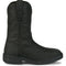 Justin Men's Drifter 11" Steel Toe WP Western Work Boot - Black - PD4065 7 / Medium / Black - Overlook Boots