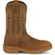 Justin Men's Blinder 11" Steel Toe Waterproof Western Work Boot - Brown - PD4069 - Overlook Boots