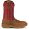 Justin Men's Markout 11" Steel Toe Western Work Boot - Brown - PD4071 7 / Medium / Brown - Overlook Boots