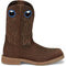 Justin Men's All Round 11" Waterproof Slip Resistant Western Work Boot - Brown - SE3114 8 / Medium / Brown - Overlook Boots