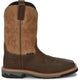 Justin Men's Bolt 11" Composite Toe Waterproof Slip Resistant Work Boot - Buff Brown - SE4103 8 / Medium / Brown - Overlook Boots