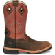 Justin Men's Dalhart 12" Waterproof Slip Resistant Work Boot - Caramel Brown - SE4216 8 / Medium / Brown - Overlook Boots
