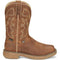 Justin Men's Rush 11" Steel Toe Waterproof Slip Resistant Work Boot - Tan - SE4340 8 / Medium / Tan - Overlook Boots