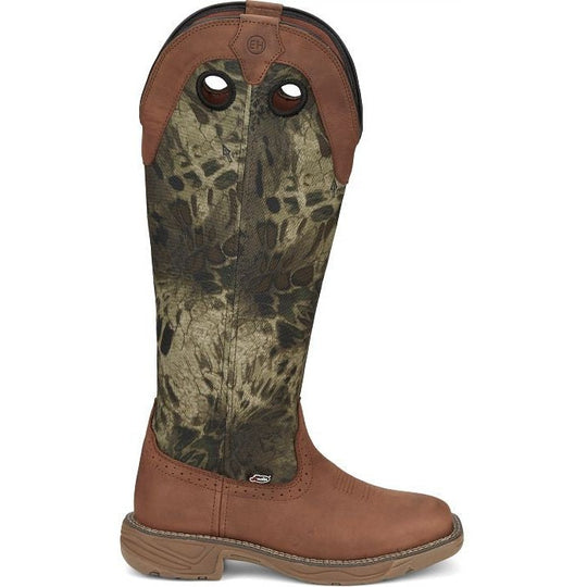 Justin Women's Rush Strike 17" Snake Resistant Work Boot - Russett Brown - SE4361 6 / Medium / Brown - Overlook Boots