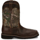 Justin Men's Trekker 11" Composite Toe Waterproof Slip Resistant Work Boot - Chocolate Brown - SE4677 8 / Medium / Brown - Overlook Boots