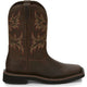 Justin Men's Driller 11" Square Toe Slip Resistant Work Boot - Dark Brown - SE4681 7 / Medium / Dark Brown - Overlook Boots