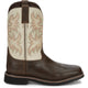 Justin Men's Driller 11" Square Toe Slip Resistant Work Boot - Copper - SE4683 - Overlook Boots