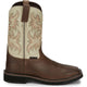 Justin Men's Driller 11" Steel Toe Slip Resistant Work Boot - Copper - SE4684 6 / Medium / Copper - Overlook Boots