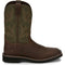 Justin Men's Driller 11" Square Toe Slip Resistant Work Boot - Brown - SE4687 7 / Medium / Copper - Overlook Boots