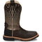 Justin Men's Derrickman 12" Composite Toe Slip Resistant Work Boot - Brown Croc Print - SE4833 7 / Medium / Brown - Overlook Boots