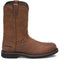 Justin Men's Drywall 10" Steel Toe Waterproof Slip Resistant Work Boot - Whiskey Brown - SE4961 7 / Medium / Brown - Overlook Boots