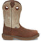 Justin Men's Rush 11" Composite Toe Waterproof Slip Resistant Work Boot - Rust Tan - WK4338 7 / Medium / Tan - Overlook Boots