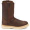 Justin Men's Axe 10" Soft Round Toe Wedge Work Boot - Light Brown - WK4908 6 / Medium / Brown - Overlook Boots